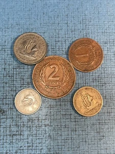 5 Britische Karibikgebiete 1955 1,5,25 Cent, 61 2, 59 10 Cent - Bild 1 von 2