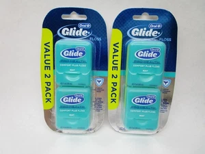 2 Oral-B GLIDE Value 2 Pack Pro-Health MINT Comfort Plus Zahnseide (43,7 Yd Ea) 2019 - Bild 1 von 3