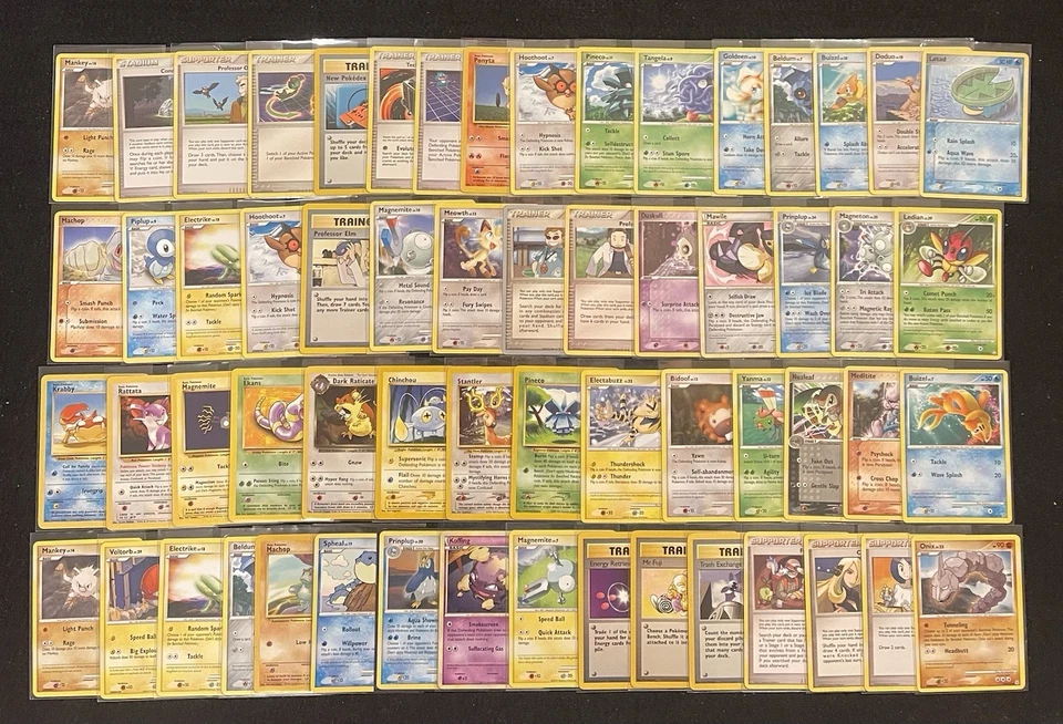 Pokémon Tcg Vintage Bulk Lot (60 NM/VLP) WOTC, Ex, D&P, Platinum, Neo - Image 1 of 4