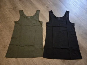 2 Amazon Essentials Tank Tops Size Large - Picture 1 of 3