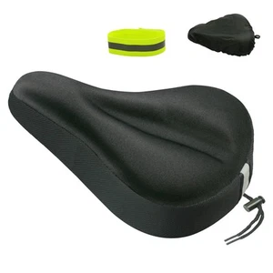 Gel Bike Seat Cover Padded for Bicycle Saddle for Women & Men, Most Comfortab... - Picture 1 of 6