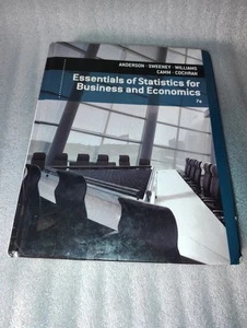 Essentials of Statistics for Business and Economics Anderson Textbook 7e - Foto 1 di 4