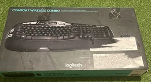 Logitech MK570 Comfort Wave Wireless BT Keyboard/Mouse Black Open Box 920-008001 - Picture 1 of 12