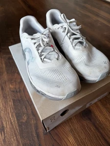 Zapatillas deportivas para correr On Shoes para hombre talla 12 Cloudmonster 2 gris roca escarcha malla - Imagen 1 de 6