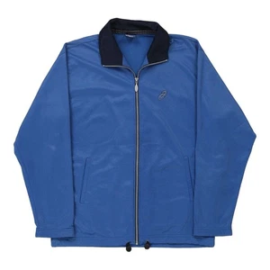 Chaqueta de chándal Asics - poliéster azul medio - Imagen 1 de 10