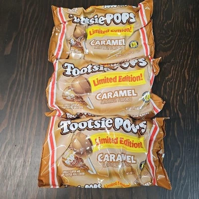 Tootsie POPS Limited Edition Caramel Lollipops 12.6 oz Bags Pack of 3 bags - Image 1 of 4