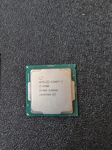 Processeur de bureau Intel 8e génération i7-8700 3,2 GHz 6 cœurs 12M LGA 1151 SR3QS - Photo 1/1