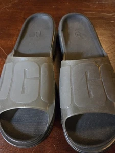 UGG Plateau Pantoletten Sandalen, grau durchscheinend Gummi, Größe 9 10 - Bild 1 von 4