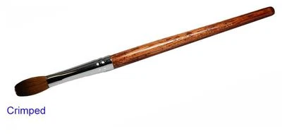 Cepillo de uñas acrílico Kolinsky 777 para manicura en polvo (engarzado) - Elige tu talla Foto 1 de 3