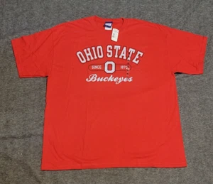 Red Ohio State Graphic T-Shirt Cadre Athletic Adult Size XL - Picture 1 of 12