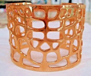 Gold PAULA ABDUL CUFF BRACELET - Picture 1 of 4