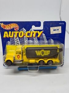 1993 Mattel HOT WHEELS Auto city #93176 Wolf Kenworth Truck New On Card Vintage 
