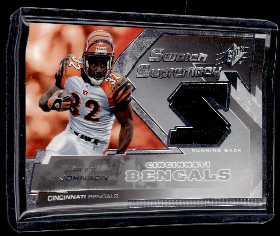 2005 SPx #SW-RJ Rudi Johnson Swatch Supremacy - Image 1 of 2