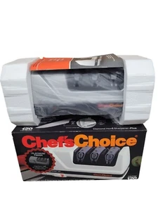 Afilador de cuchillos de diamante ChefsChoice EdgeSelect 120 para hoja recta y dentada - Imagen 1 de 7