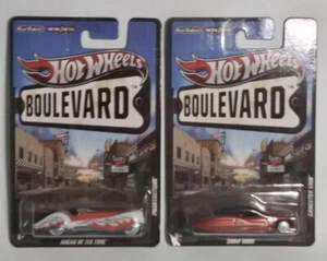 Hot Wheels Boulevard Show Rods Gangster Grin & Ahead Of It’s Time Phantastique - Picture 1 of 9