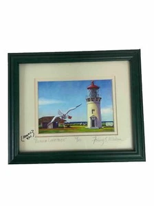 Faro Kilauea Fanny S. Bilodeau Enmarcado Mate 10.5 X 8.5 Firmado 14/250 2001 - Imagen 1 de 8