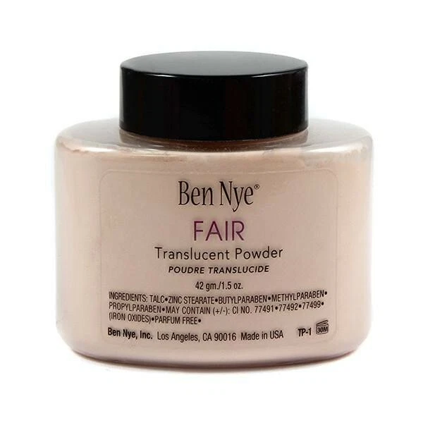 Ben Nye Fair Translucent Powder Shaker NEW TALC FREE Bottle 1.2.-1.5 Oz/ 35GM - Image 1 of 2
