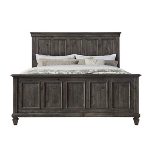 Magnussen Calistoga King Panel Bed in Weathered Charcoal - Picture 1 of 4