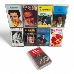 Elvis Presley Elvis In Concert Vintage Cassette LOT Bundle - Picture 1 of 3