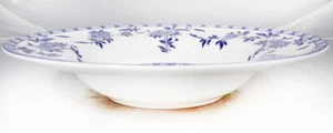 BLUE DELFT by Minton Rim Soup Bowl 8" NEW NEVER USED Bone China made in England - Picture 1 of 6