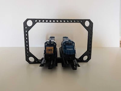 HO Scale Ceiling Hanger Mount Bridge Kit for Dual Train Track (10 Pack) - Image 1 of 4