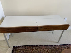 Makeup /Vanity Table With One Drawer plus Folding Mirror. - Picture 1 of 3