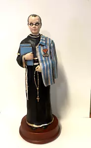 Estatua San Maximiliano Kolbe 8,5" Nueva, de Colombia #L024 - Imagen 1 de 5