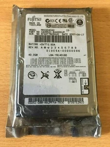 Fujitsu MHV2040AH 40GB IDE 2.5" Laptop Hard Disk Drive HDD 5400RPM 9.5mm - Picture 1 of 1