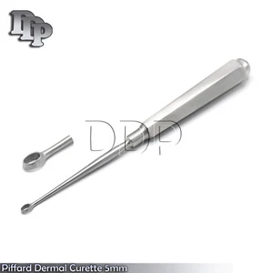 Piffard Dermal Curettes 5MM Oval Shape Cup 6 1/4" Surgical Instruments  - Picture 1 of 3