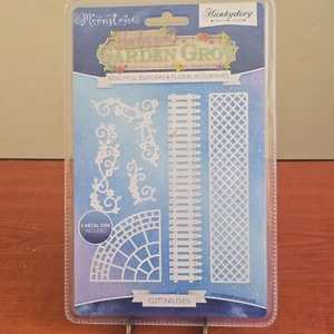 Hunkydory Moonstone Cutting Dies – Borders & Floral Flourishes (6 Metal Dies) - Picture 1 of 17
