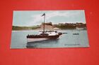 Pocztówka z epoki Edw-G V, Scarborough, Paddle Steamer of The Pier, Yorkshire