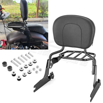 Respaldo de barra Sissy para pasajeros + accesorios de acoplamiento para Harley Breakout FXSB FXSE Foto 1 de 4