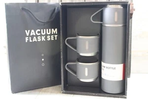 Termo Café Taza de Viaje Acero Inoxidable Frasco de Vacío Doble Capa Set de Regalo - Imagen 1 de 2