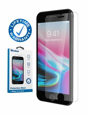 Protetor de tela Just Wireless iPhone 8, 7, 6S, 6 HD 0,3mm vidro temperado para - Imagem 1 de 4
