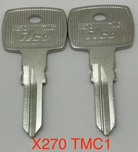 2 Key Blanks Husqvarna 701 Enduro Supermoto TR650 TR 650 TR650 Strada Terra Moto - Picture 1 of 3