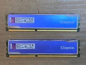 8GB (2x4GB) Kingston HyperX Blu KHX1600C9D3 DDR3-1600MHz RAM * 9905402-561.A00LF - Bild 1 von 4