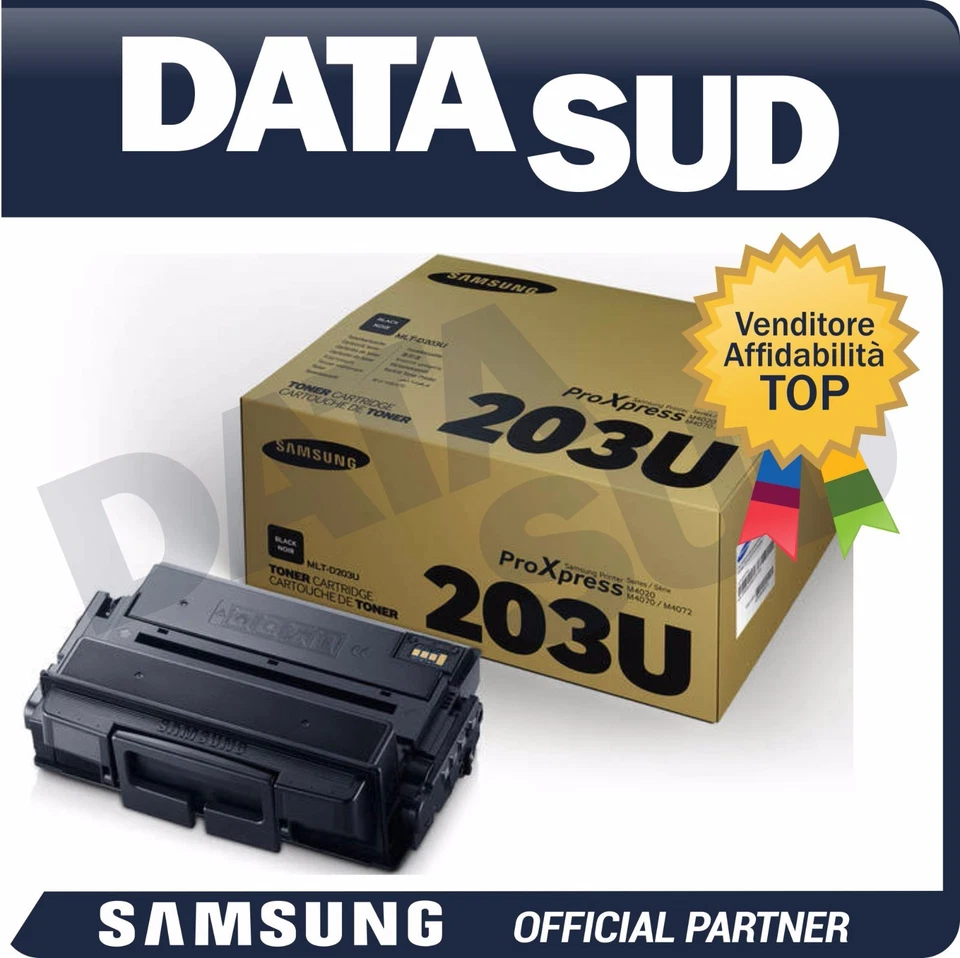 HP TONER SAMSUNG MLT-D203U ORIGINALE BLACK ProXpress M4020,M4070FR (15.000 pagine)