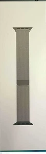 Apple Boucle Milanaise en Acier Inoxydable Naturel 46mm S/M pour Apple Watch Série 10 - Photo 1 sur 4