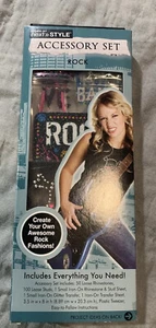 Next Style Fashion Art ROCK MUSIC Accessory Set - Rhinestones Glitter Studs - Picture 1 of 5