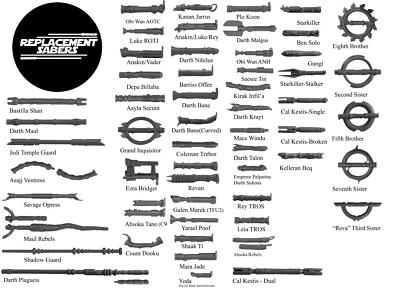 Star Wars Black Series CUSTOM Replacement Lightsaber **HILT ONLY** (1:12) 6 inch - Image 1 of 4