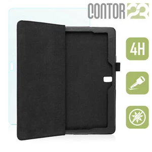 Schutzhülle, Tasche mit matte Folie in SCHWARZ für 10.1" Samsung Galaxy TabPRO - Bild 1 von 11