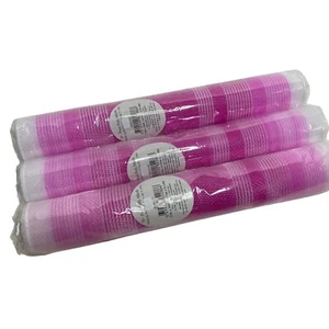 Nuevo Lote De Tres Mallas De Poli 21"" X 30 pies Rosa Blanco Para Artesanía - Imagen 1 de 2