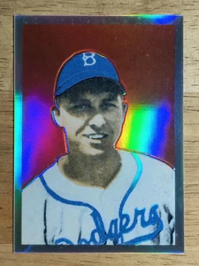 2001 Bowman Chrome Rookie Reprints Refractors #11 Gil Hodges - Picture 1 of 2
