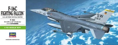 Hasegawa 232 F-16C Fighting Falcon 1/72 Scale Plastic Model Kit - Image 1 of 2
