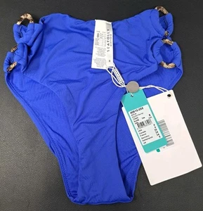 Seafolly Active Ring Side Hi Rise Swim Pant - Cobalt Size 8 - NWT - Picture 1 of 7