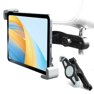 Support Tablette Siège Arrière Universel Support Voiture Appuie-Tête 7" - 11" Large Téléphone Portable - Photo 1/10
