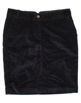 TOMMY HILFIGER Mujer Falda Pana EE. UU. 4 Pequeña W27 Azul Marino Algodón BY31 Foto 1 de 3