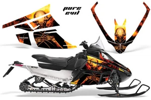 ARCTIC CAT F SERIES SNOWMOBILE GRAPHICS KIT CREATORX DECALS PURE EVIL - Picture 1 of 1