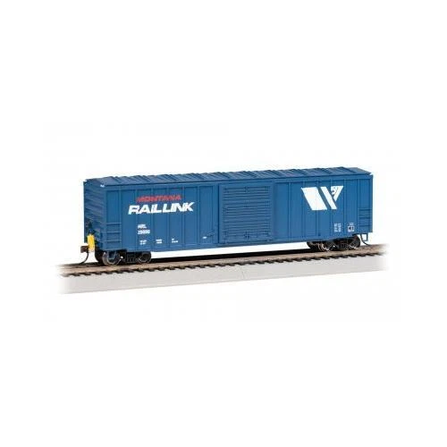 Bachmann 14912 HO Montana Rail Link 50' Outside Braced Boxcar with Fred #20090 - Image 1 of 1