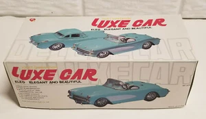 Vintage Luxe Car Metal Friction 1957 Corvette Friction Car - Picture 1 of 8